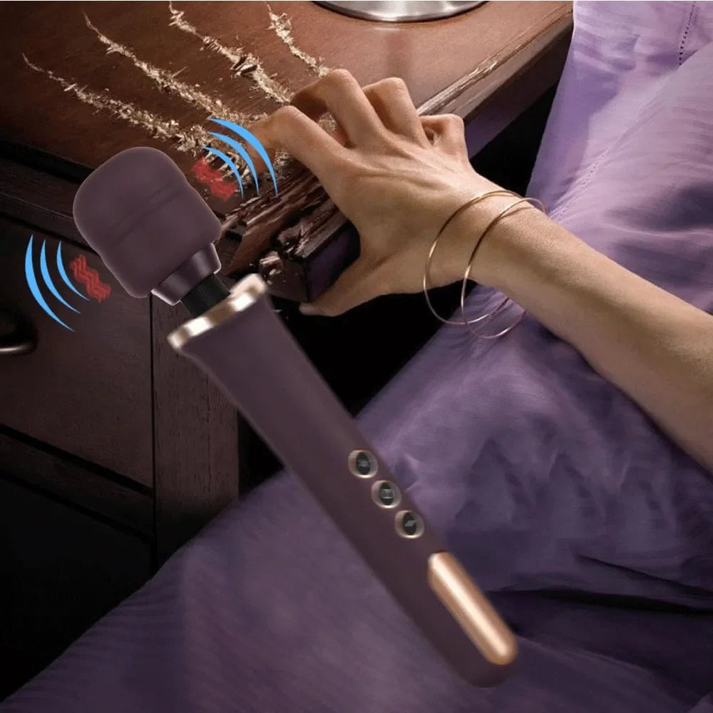 Storazone 1 Hannibal Huge Magic Handheld Massager Wand Clitoris Stimulation for Women Big Size AV Stick 10 Speed Vibrator Foreplay Adult Toy