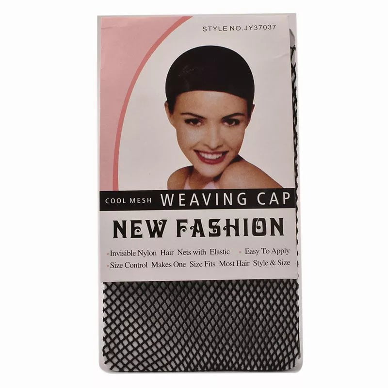 Storazone 1 MNAWEI Top Sale 1 Pcs Hairnets good Quality Mesh Weaving Black Wig Hair Net Making Caps Weaving Wig Cap & Hairnets