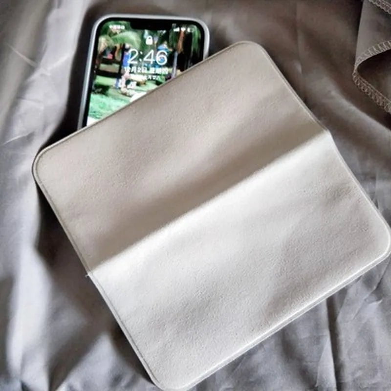 Storazone 1 Piece 2023 Polishing Cloth For Apple iPhone iPad Air Macbook Air Screen Display Camera Polishing Cleaning Wipe Cloth For Xiaomi Google