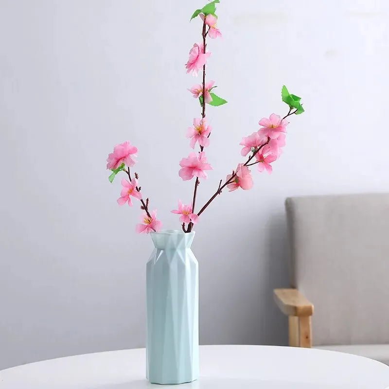 Storazone 1 Piece Nordic Modern Plastic Flower Vase Flower Pot Basket Home Living Room Payty Wedding Decoration Ornament