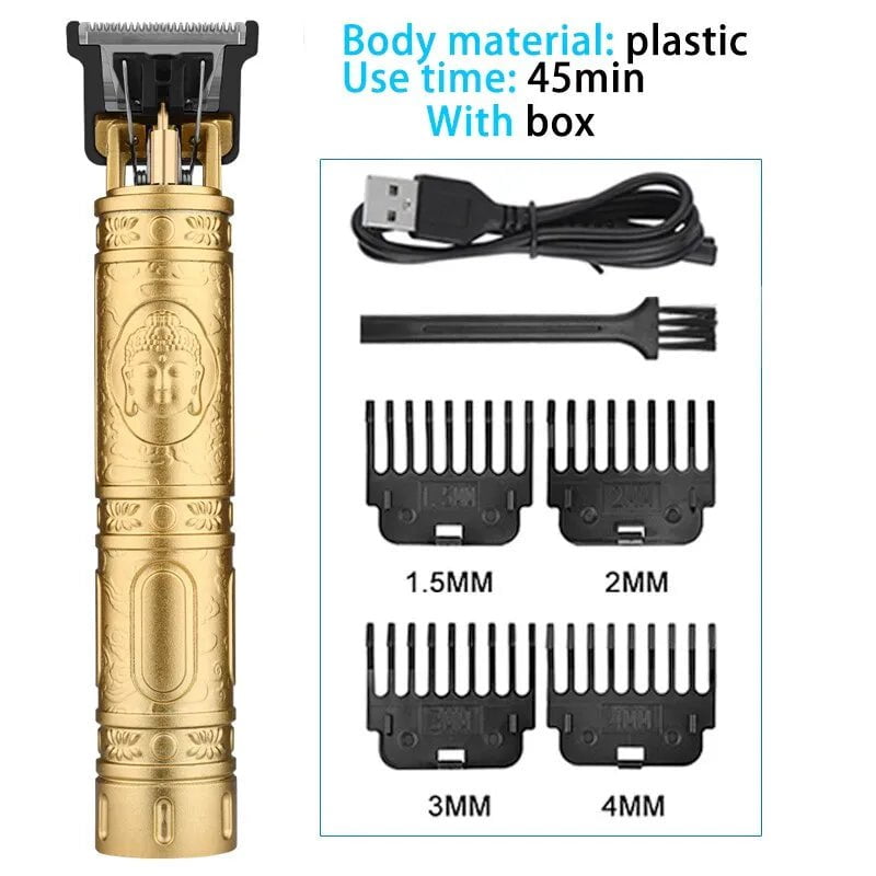 Storazone 1 Vintage T9 Wholesale Hair Clipper Professiona Beard Trimmer Electric Maquina T9 Haircut Machine Hair Cutting Machine Clippers