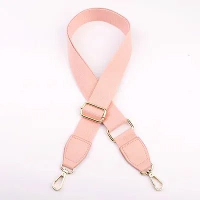 Storazone 10 / Gold buckle Nylon Shoulder Bag Strap Wide Spare Bag Strap Pure Color Women's Nylon Messenger Bag Accessories Bag Straps