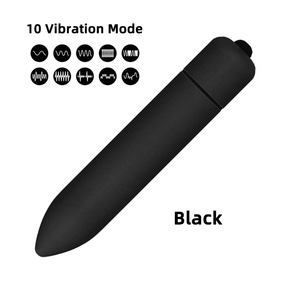 Storazone 10 Speed Black / CHINA 10 Speed Vibration Clit Stimulation Adult Sex Toy Vibrating Jump Love Egg Mini Bullet G Spot Vagina Vibrator for Women Female