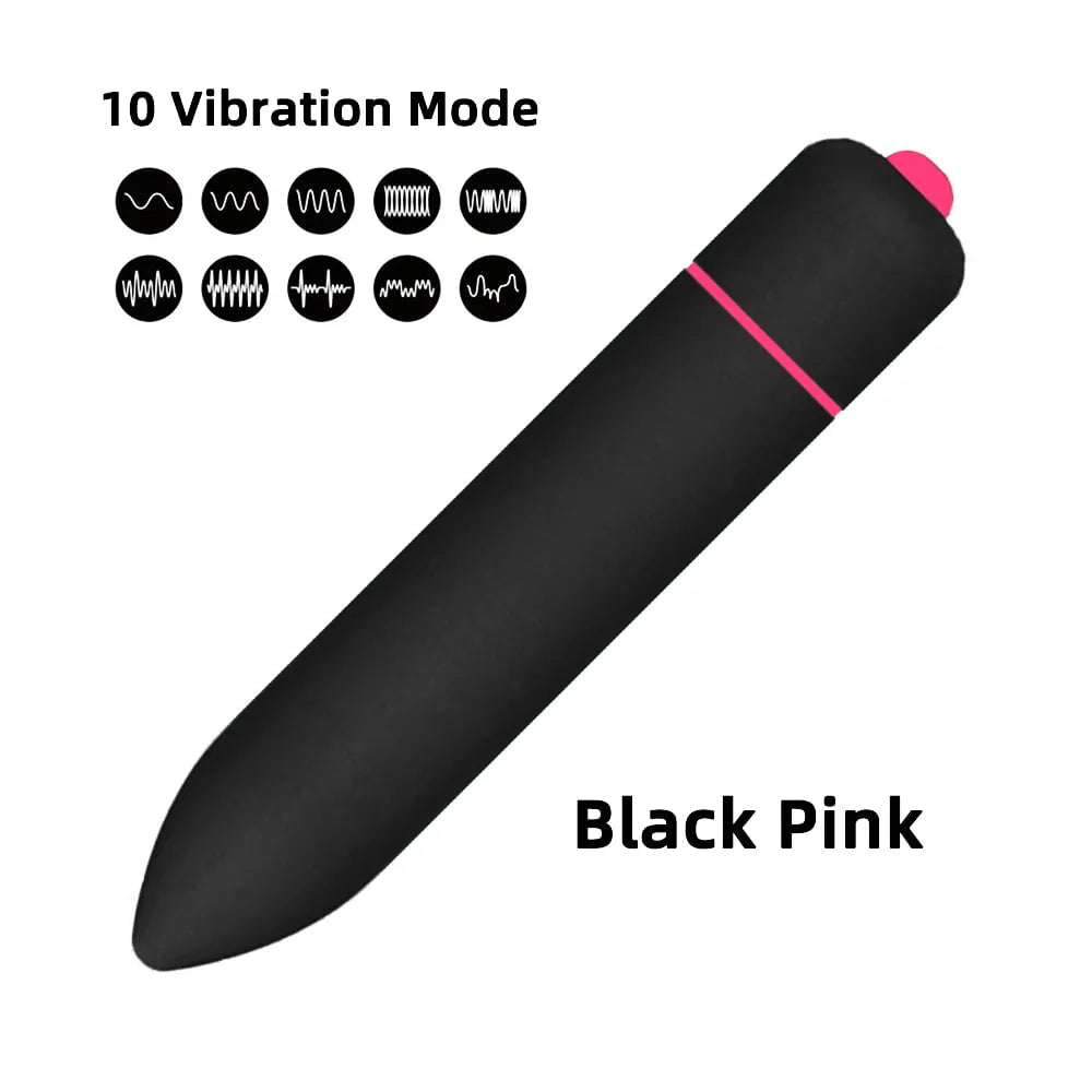 Storazone 10 Speed Black Pink / CHINA 10 Speed Vibration Clit Stimulation Adult Sex Toy Vibrating Jump Love Egg Mini Bullet G Spot Vagina Vibrator for Women Female