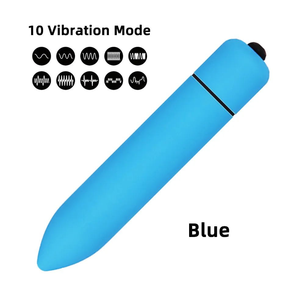 Storazone 10 Speed Blue / CHINA 10 Speed Vibration Clit Stimulation Adult Sex Toy Vibrating Jump Love Egg Mini Bullet G Spot Vagina Vibrator for Women Female