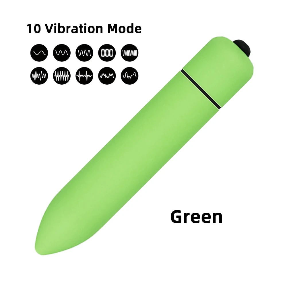 Storazone 10 Speed Green / CHINA 10 Speed Vibration Clit Stimulation Adult Sex Toy Vibrating Jump Love Egg Mini Bullet G Spot Vagina Vibrator for Women Female