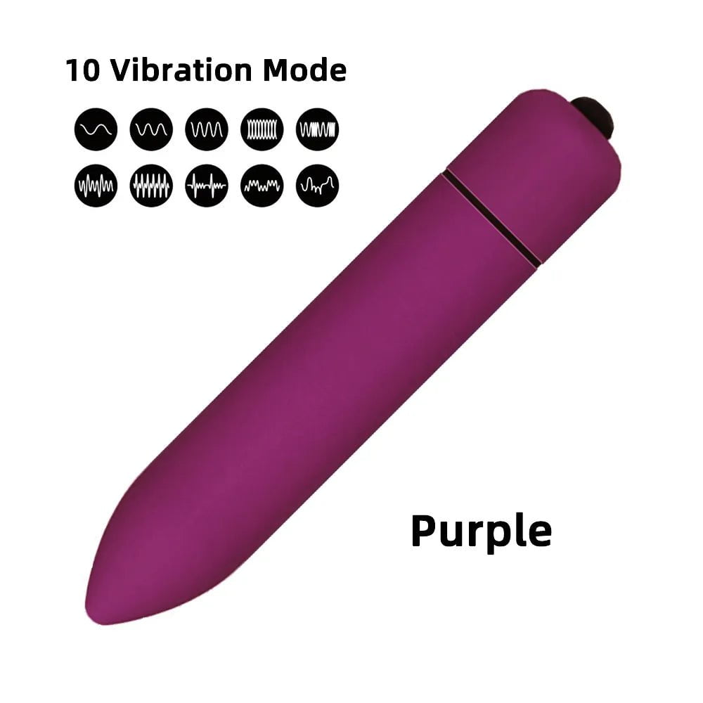 Storazone 10 Speed Purple / CHINA 10 Speed Vibration Clit Stimulation Adult Sex Toy Vibrating Jump Love Egg Mini Bullet G Spot Vagina Vibrator for Women Female