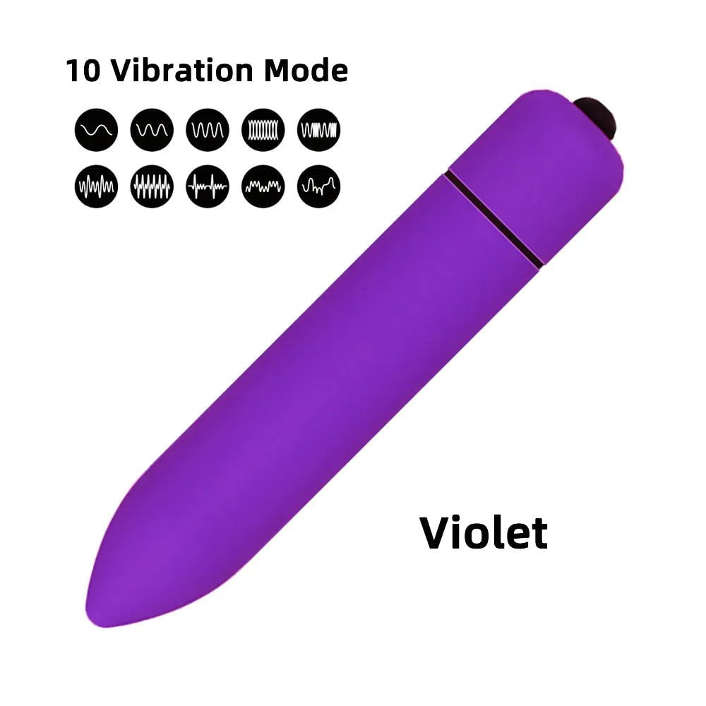 Storazone 10 Speed Violet / CHINA 10 Speed Vibration Clit Stimulation Adult Sex Toy Vibrating Jump Love Egg Mini Bullet G Spot Vagina Vibrator for Women Female