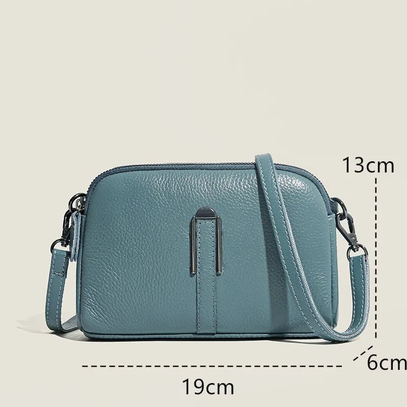 Storazone 100% Genuine Leather Women's Bag Handbag 2023 Luxury Cow Leather Women Shoulder Crossbody Bag Fashion Female Messenger Phone Bag