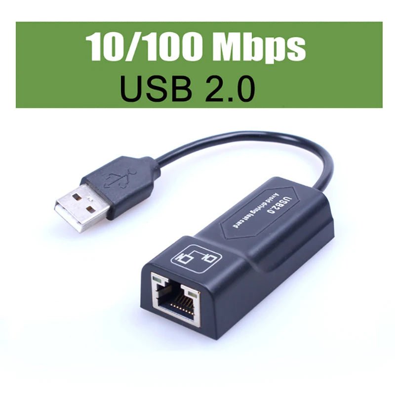Storazone 100M USB 2.0 10/100/1000Mbps Wired USB 3.0 TypeC USB To Rj45 Lan Ethernet Adapter RTL8153 Network Card for PC Macbook Windows Laptop