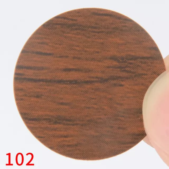 Storazone 102 54Pcs/Sheet PVC 21mm Self Adhesive Decorative Films Furniture Screw Cover Caps Stickers Wood Craft Desk Cabinet Ornament