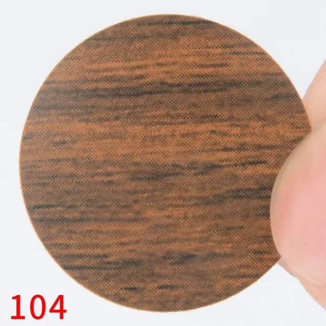 Storazone 104 54Pcs/Sheet PVC 21mm Self Adhesive Decorative Films Furniture Screw Cover Caps Stickers Wood Craft Desk Cabinet Ornament