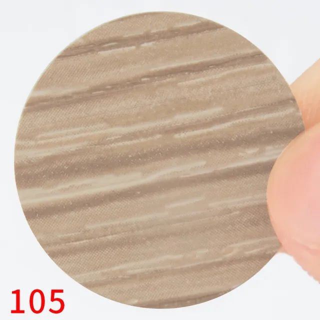 Storazone 105 54Pcs/Sheet PVC 21mm Self Adhesive Decorative Films Furniture Screw Cover Caps Stickers Wood Craft Desk Cabinet Ornament