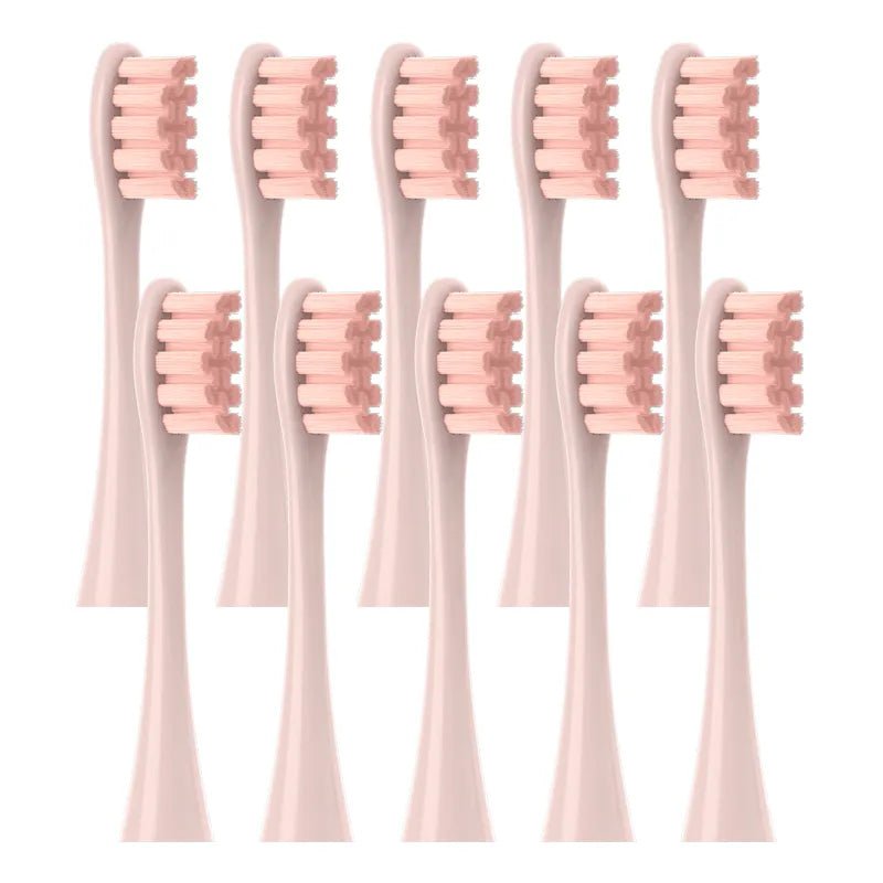 Storazone 10pcs Pink 10pcs Replacement Heads For Oclean Flow/X/ X PRO/ Z1/ F1/ One/ Air 2 /SE Brush Heads Soft DuPont Sonic Toothbrush Vacuum Bristle