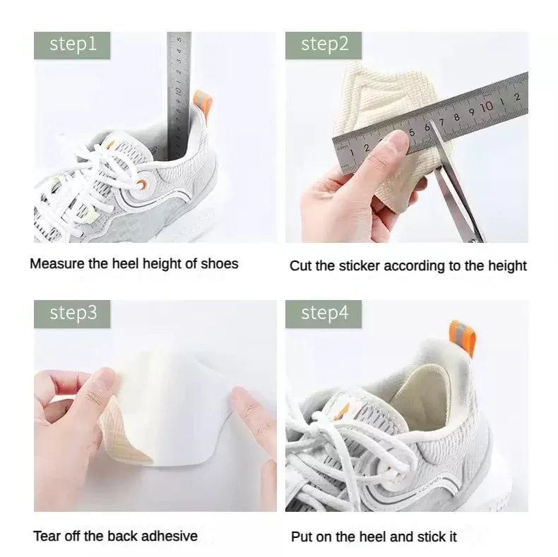 Storazone 10pcs/set Insoles for Shoes Patch Heel Pads for Sport Shoes Adjustable Size Feet Pad Insole Heel Protector Back Sticker
