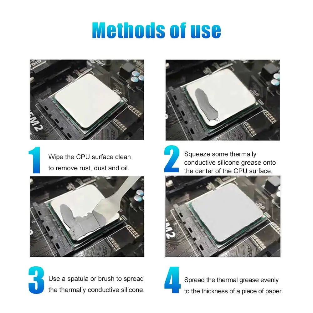 Storazone 11.2W/mk Thermal Paste Maxtor High Performance thermal Conductive Paste for Intel processor PC CPU GPU PS4 Computer 5G Cooling