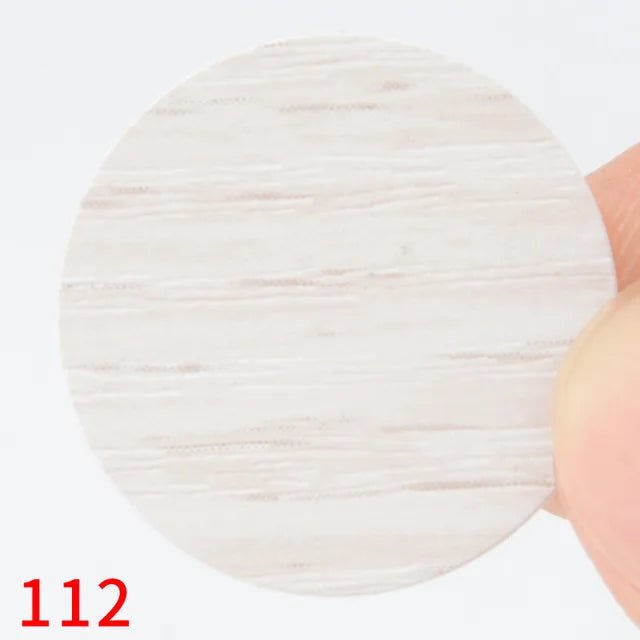 Storazone 112 54Pcs/Sheet PVC 21mm Self Adhesive Decorative Films Furniture Screw Cover Caps Stickers Wood Craft Desk Cabinet Ornament