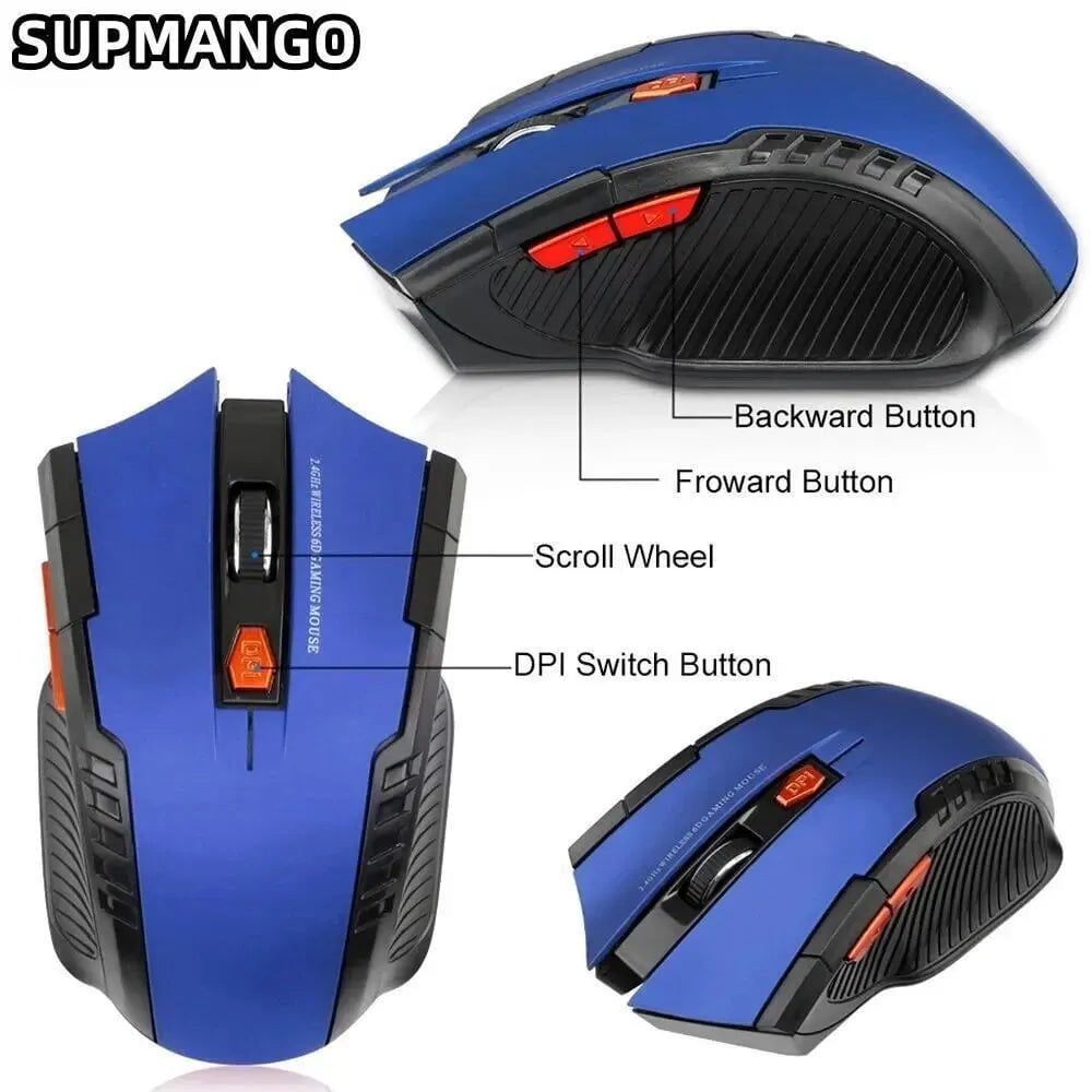 Storazone 113 Battery Version Mini2.4 GHz Wireless Optical Mouse Portable Mouse Wireless USB Mouse Notebook Computer