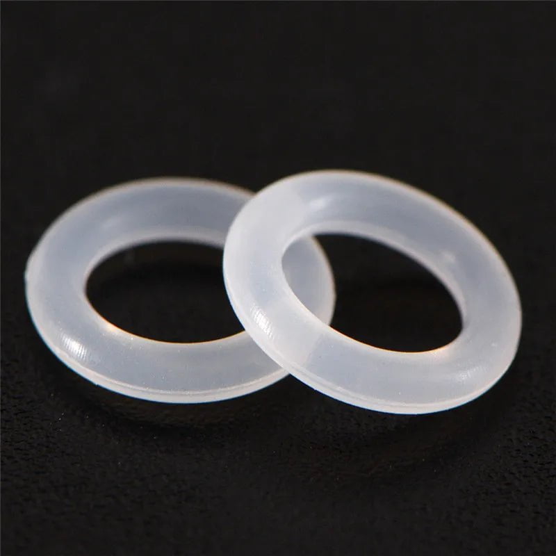 Storazone 120pcs 120pcs/bag  Rubber O Ring Keyboard Switch Dampeners Keyboards Accessories White For Keyboard Dampers Keycap O Ring Replace Part