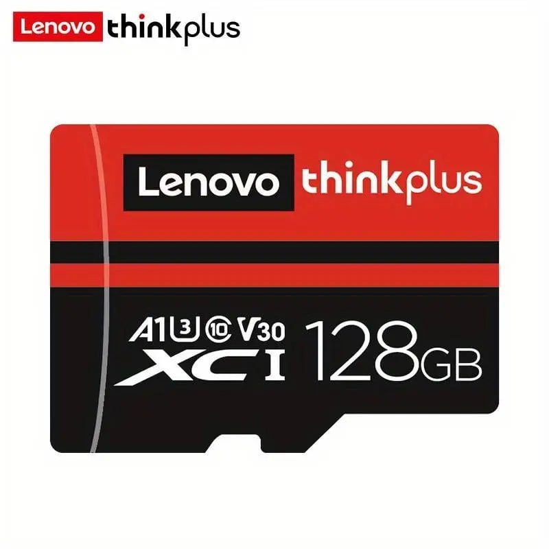 Storazone 128GB Lenovo ThinkPlus Mini SD Card Class 10 TF Flash Card 256GB 128GB 64GB 32GB Red & Black Memory Card For Mobile Phone PC Speaker H