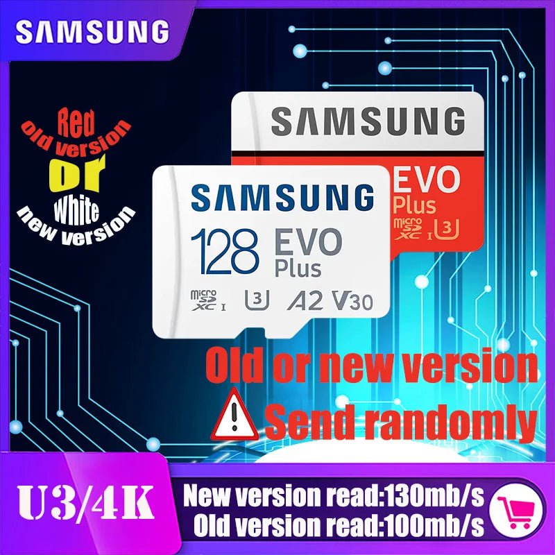 Storazone 128GB SAMSUNG Original Micro SD 64GB Memori Memory Card C10 TF MicroSD TF Cards SDXC 128GB 256GB 512GB U3 4K For Phone Drone Camera