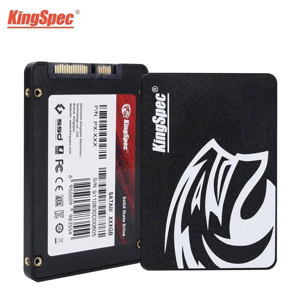 Storazone 128GB SATA SSD / CN Kingspec SSD 2.5 Inch SATA3 SSD 2TB 4TB 256GB 512GB Internal Hard Solid Drive SATA SSD 128GB 1TB for Laptop SSD NotebookComputer