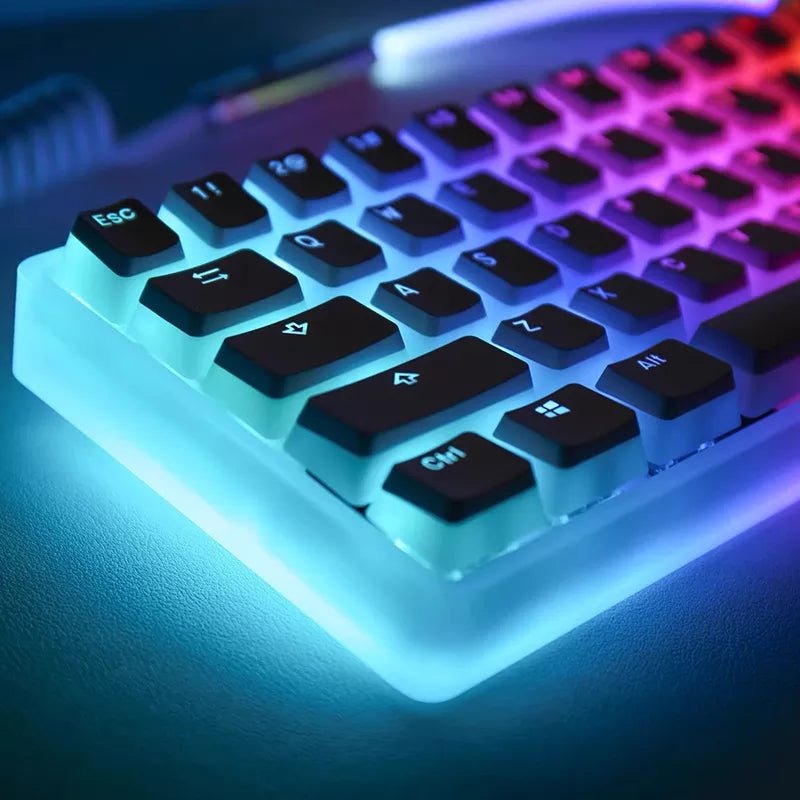 Storazone 129 Keys Pudding Keycaps OEM Profile PBT Double Shot Keycap For Mx Switch Mechanical Keyboard ISO Layout RGB backlit Key Caps