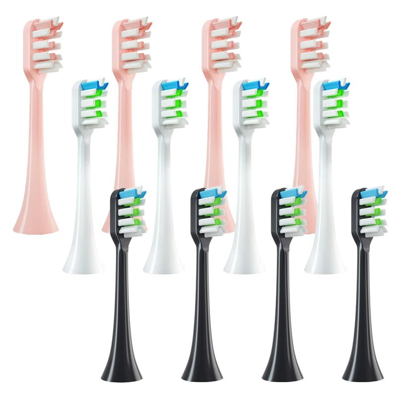 Storazone 12pcs for SOOCAS X3/X3U/X5 Replacement Toothbrush Heads Clean Tooth Brush Heads Sonic Electric Toothbrush Soft Bristle Nozzles