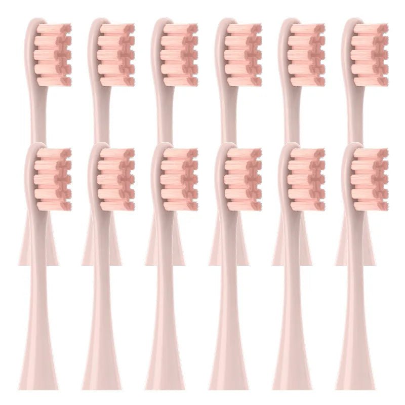 Storazone 12pcs Pink 12PCS Replacement Brush Heads for Oclean X/ X PRO/ Z1/ F1/ One/ Air 2 /SE Sonic Electric Toothbrush DuPont Soft Bristle Nozzles