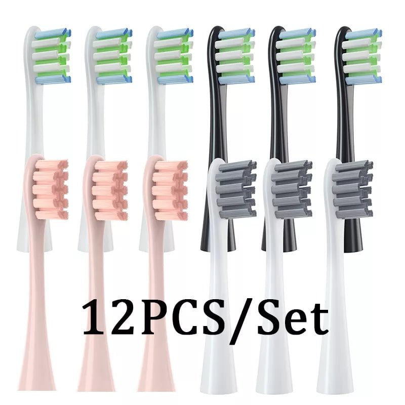 Storazone 12PCS Replacement Brush Heads for Oclean X/ X PRO/ Z1/ F1/ One/ Air 2 /SE Sonic Electric Toothbrush DuPont Soft Bristle Nozzles