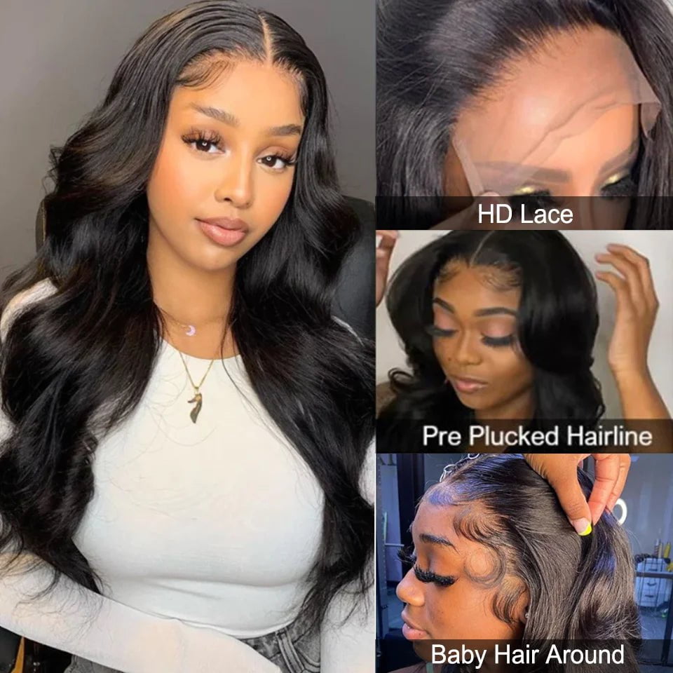 Storazone 13x4 Lace Frontal Wigs Brazilian Body Wave Lace Front Wig Human Hair Wigs For Women 4x4 Lace Closure Wig T Part Lace Wigs Remy