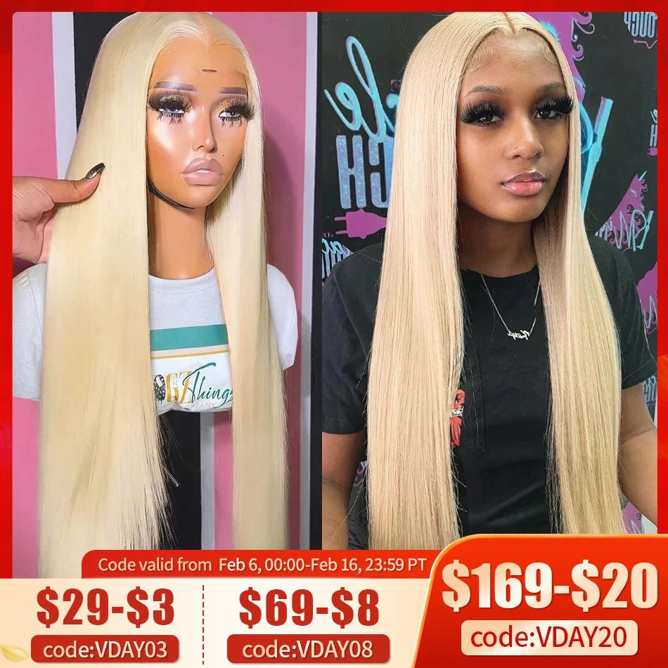 Storazone 13x6 lace wig / CHINA / 8inches 250% 32 40Inch 613 Blonde Straight 13x6 Lace Frontal Wig Brazilian Colored Glueless For Women 13x4 Lace Front Human Hair Wigs