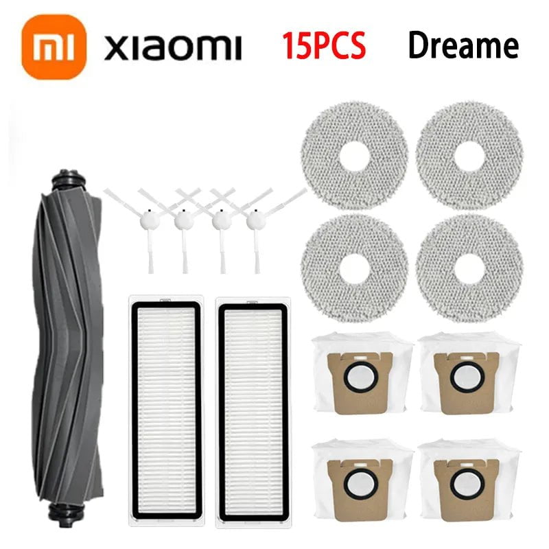 Storazone 15PCS For Dreame L10s Ultra / L10S Pro Accessories XIAOMI Mijia Omni 1S B101CN Robot X10+ Vacuum Main Side Brush Filter Mop parts