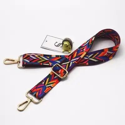 Storazone 16 / Gold buckle Nylon Shoulder Bag Strap Wide Spare Bag Strap Pure Color Women's Nylon Messenger Bag Accessories Bag Straps