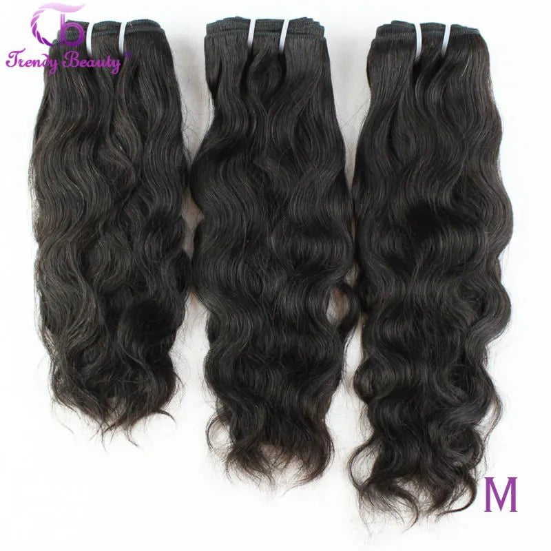 Storazone 16inch 1pcs Peruvian Natural Wave Hair Extensions Human Hair Can Buy 1/3/4 PCS Weaving Bundles Hair Free Shipping  Human Hair Bundles