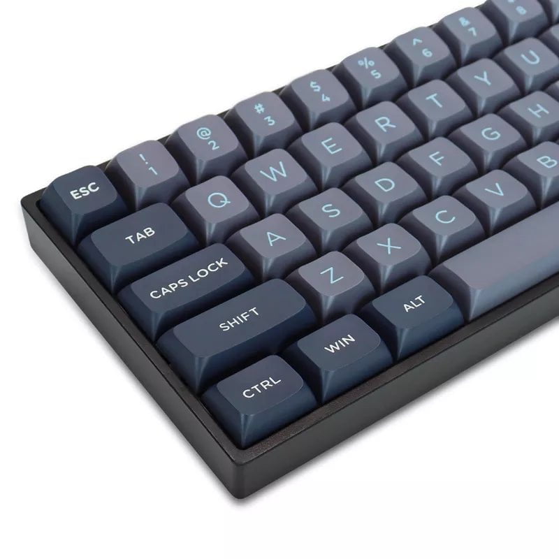 Storazone 189 Key PBT Double-shot Black Grey XVX Profile Keycaps Key Cap for MX Switches Womier GK61 Anne Pro 2 Mechanical Gaming Keyboard