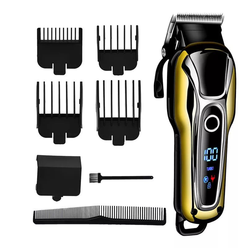 Storazone 1990 WEASTI Clipper Rechargeable Electric Hair Cutting Machine Professional Barber Trimmer Electr Shaver Cordless Finishing Blade