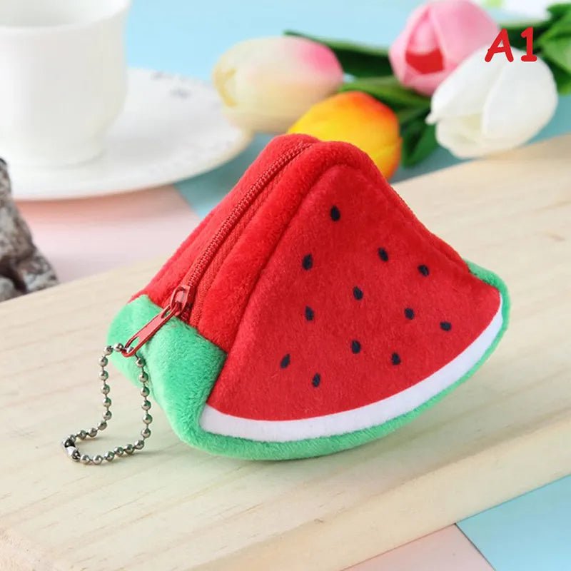 Storazone 1pc 2 HOT! Cute Cartoon Plush Shark Coin Purse Plush Animal Wallet For Women Kids Zipper Coin Bag