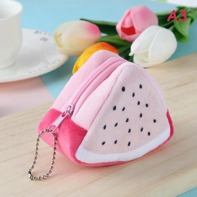 Storazone 1pc 4 HOT! Cute Cartoon Plush Shark Coin Purse Plush Animal Wallet For Women Kids Zipper Coin Bag