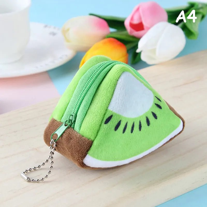 Storazone 1pc 5 HOT! Cute Cartoon Plush Shark Coin Purse Plush Animal Wallet For Women Kids Zipper Coin Bag