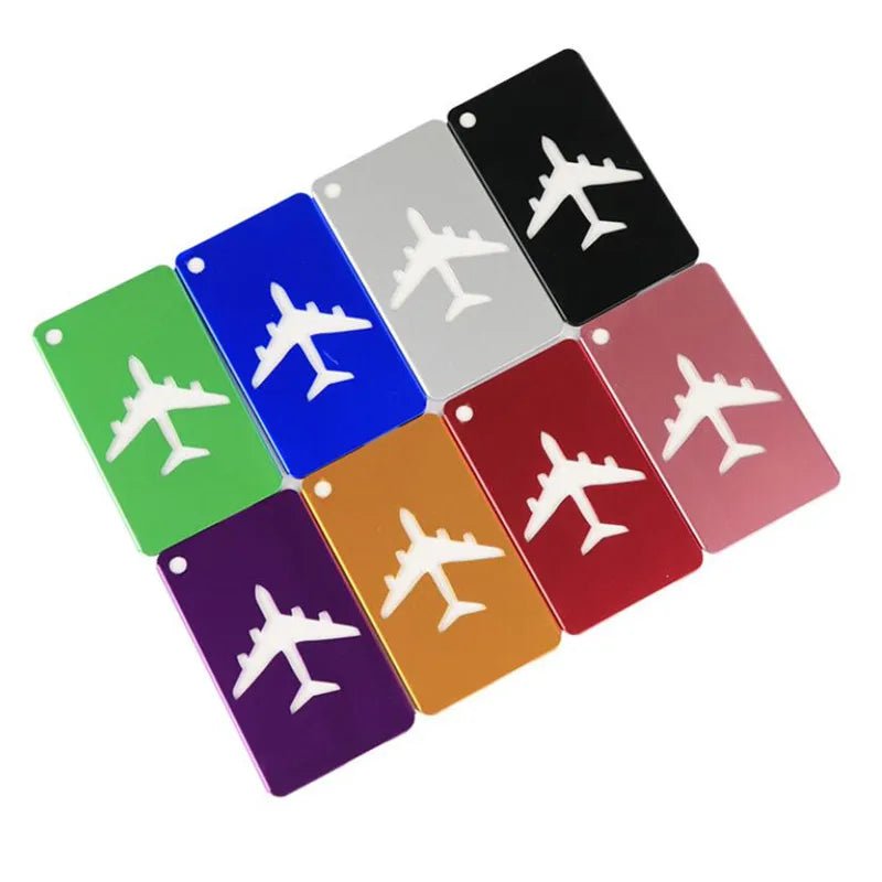 Storazone 1pc Luggage Travel Accessories Fashion Cute Novelty Rubber Funky Aluminium Label Straps Suitcase Luggage Tag Drop Shipping