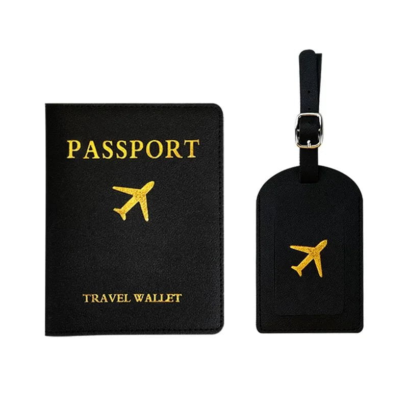 Storazone 1PC Women Men PU Leather Luggage Tag Suitcase Identifier Label Baggage Boarding Bag Tag Name ID Address Holder Travel Accessorie