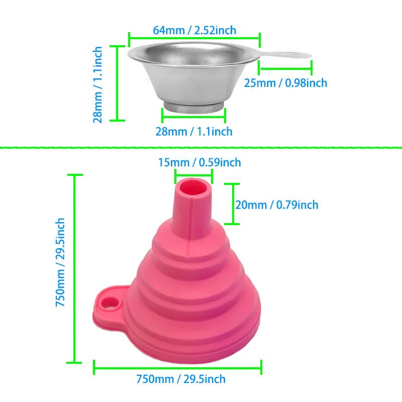 Storazone 1SET High Quality Metal Uv Resin Filter Cup+Silicon Funnel Disposable For ANYCUBIC Photon SLA DLP 3D Printer Parts
