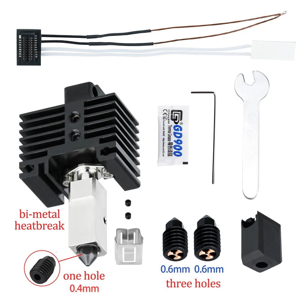 Storazone 2.0 Kit FF / For Bambu Lab X1 X1C Upgraded V2.0 For Bambu Hotend Cht Nozzle Bambulab Cht Nozzle X1c Bambu Lab P1p Hotend Bambu Lab P1s Hotend High Flow Bi Metal