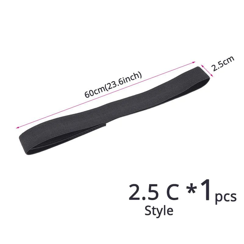 Storazone 2.5cm Style C 1pcs Wig Band For Edges Melt Band For Lace Wigs Adjustable Magic Sticker Edge Slayer Band 2.5-4cm Width Elastic Band for Hair Edges