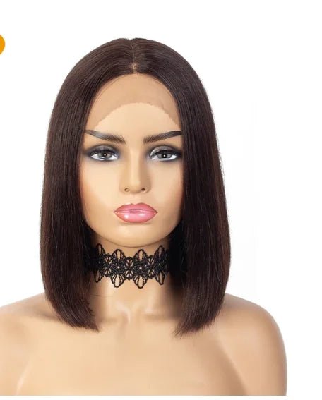 Storazone 2 / CHINA / 8inches | 13*5*1 | 180% Short Straight Bob Human Hair Wigs for Black Women Human Hair 180 Density Glueless Wigs Human Hair Bob Frontal Wigs Human Hair