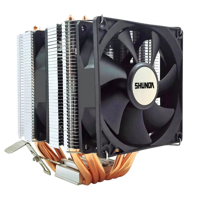 Storazone 2 FAN 3PIN NO LAMP / LGA115X1200-1366-775 / Fixed Color x99 Processor Cooler 6 Heat Pipes Cpu Cooler For Intel Lga 2011-V3 1700 1151 AM4 AM3 4PIN PWM IWONGOU Hurricane Air Cooler Cpu