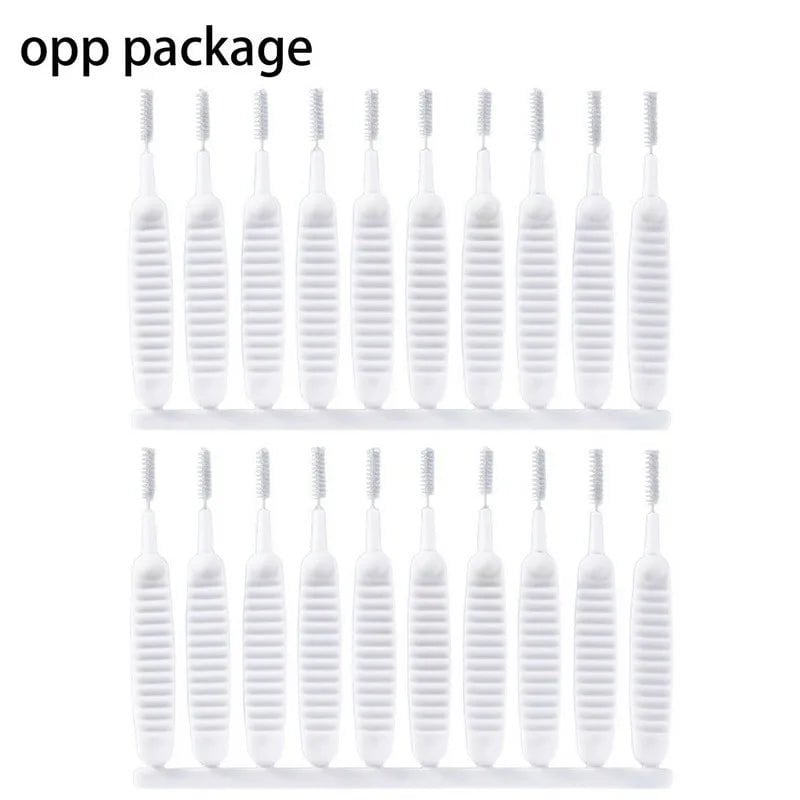 Storazone 2 opp packages New 20pcs/set Shower Head Cleaning Brush Washing Anti-clogging Small Brush Pore Gap Cleaning Brush For Kitchen Toilet Phone Hole