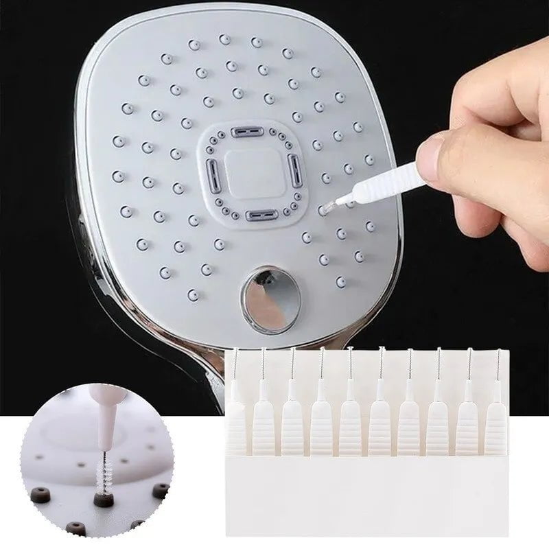 Storazone 2 opp packages New 20pcs/set Shower Head Cleaning Brush Washing Anti-clogging Small Brush Pore Gap Cleaning Brush For Kitchen Toilet Phone Hole