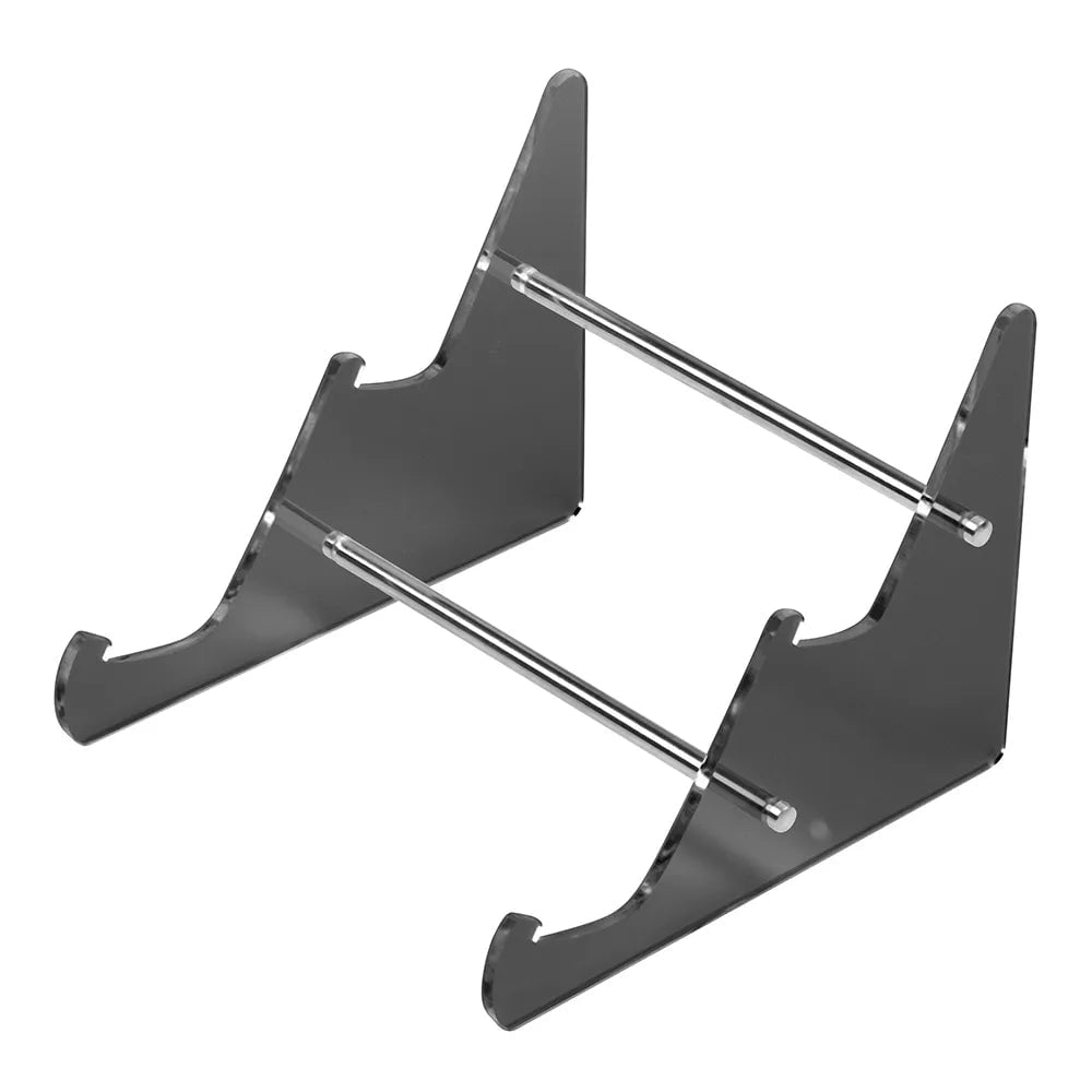 Storazone 2 tiers Black Keyboard Display Stand Transparent Acrylic Keyboard Stand for Computer Mechanical Keyboard holder layer Rack keyboard tray